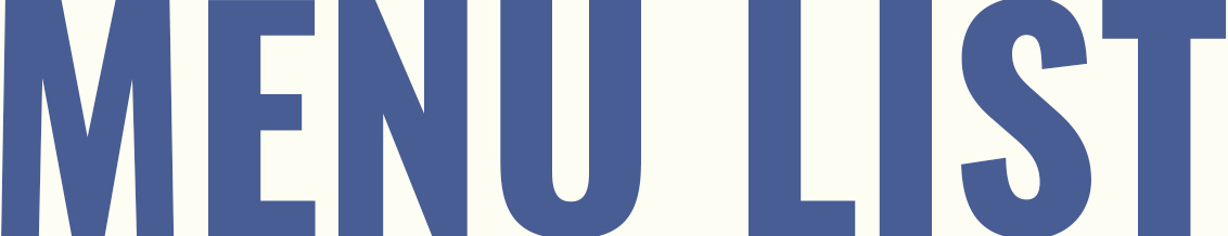 menu list