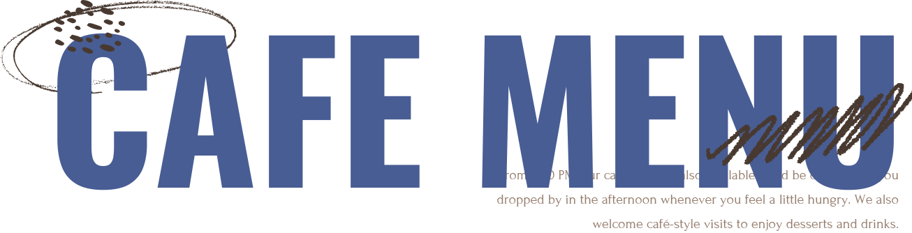cafe menu