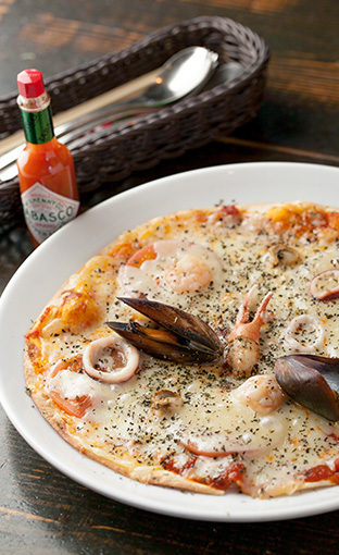 シーフードピザ